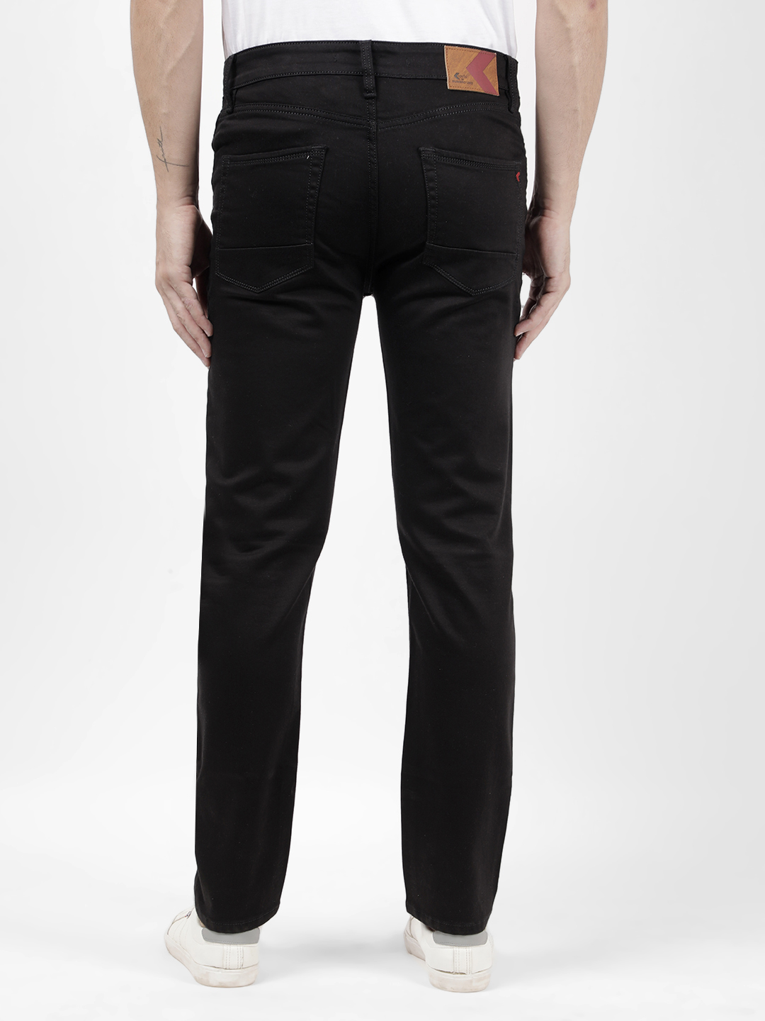 Numero Uno Men Solid Black Jeans